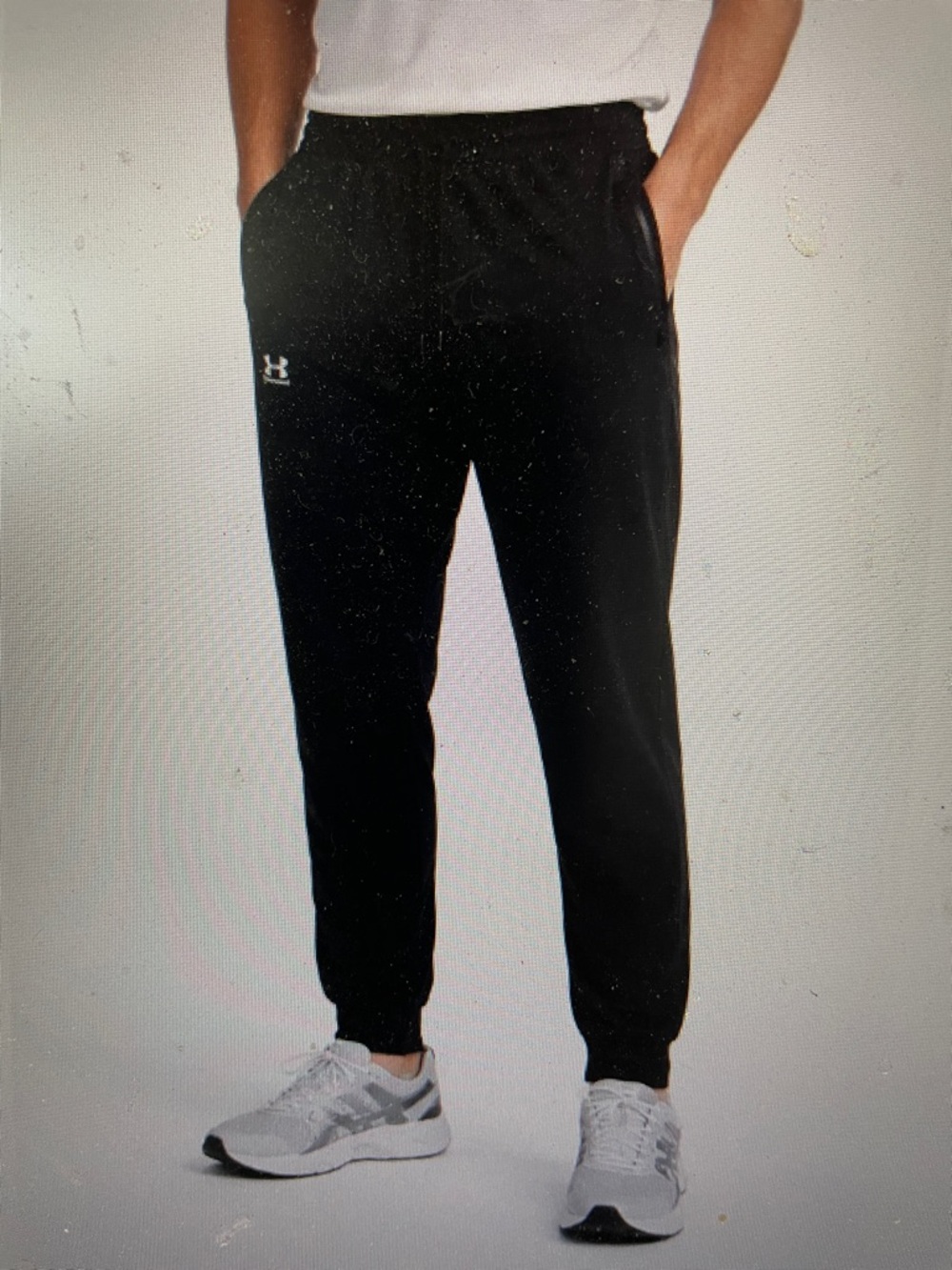 Under Armour TechJogger Black Heatgear Athletic Pants L